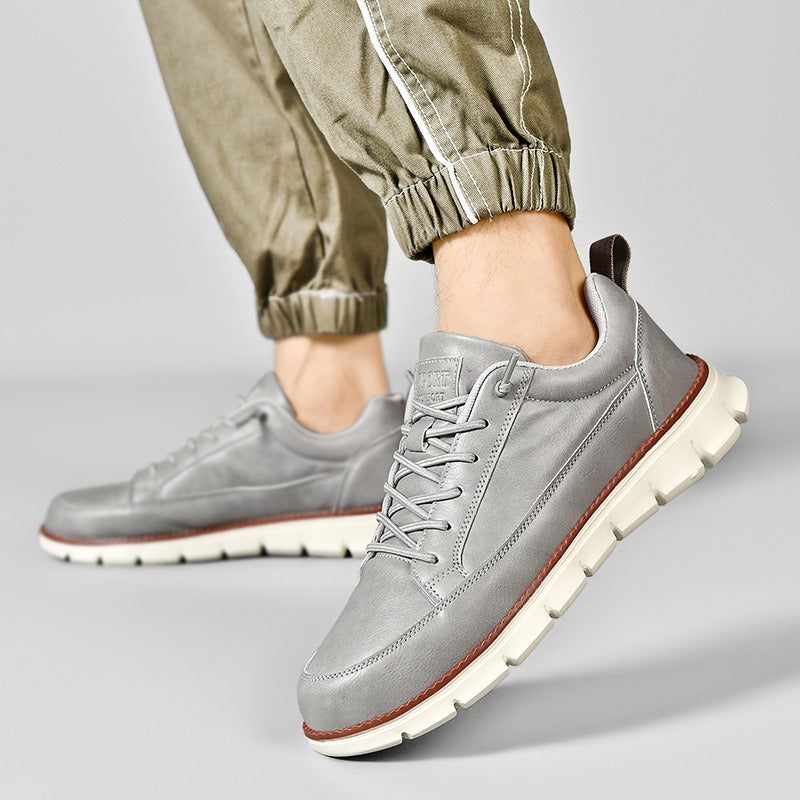 St. James AeroFlex – Baskets pour homme ultra-confortables et élégantes – Gris