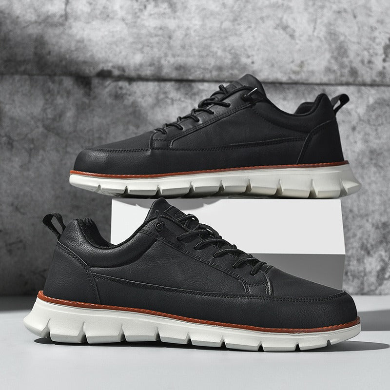 St. James AeroFlex – Baskets pour homme ultra-confortables et élégantes – Noir