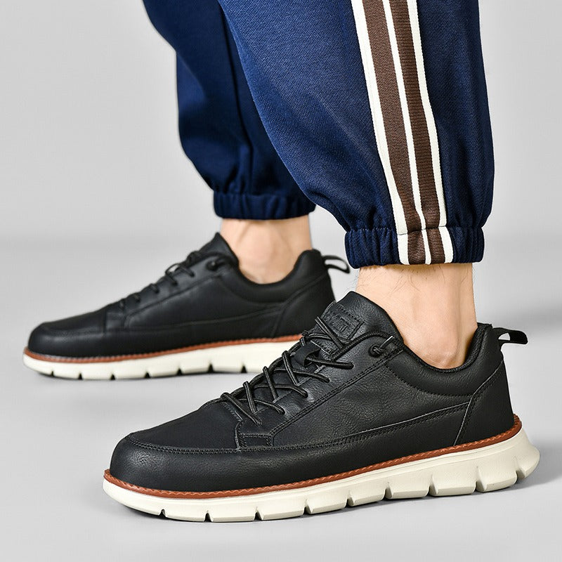 St. James AeroFlex – Baskets pour homme ultra-confortables et élégantes – Noir