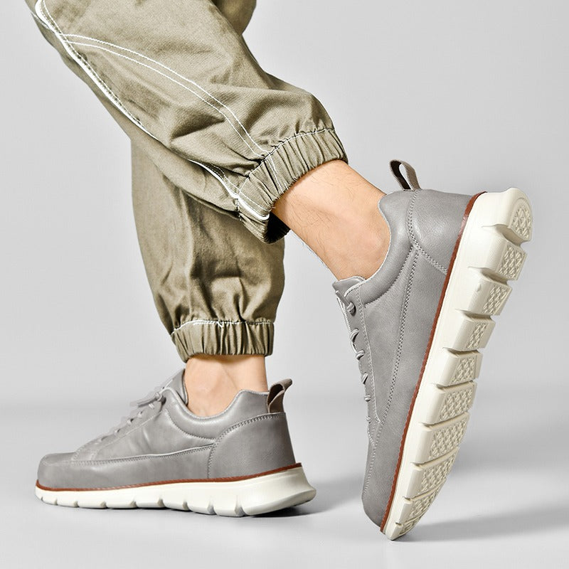 St. James AeroFlex – Baskets pour homme ultra-confortables et élégantes – Gris