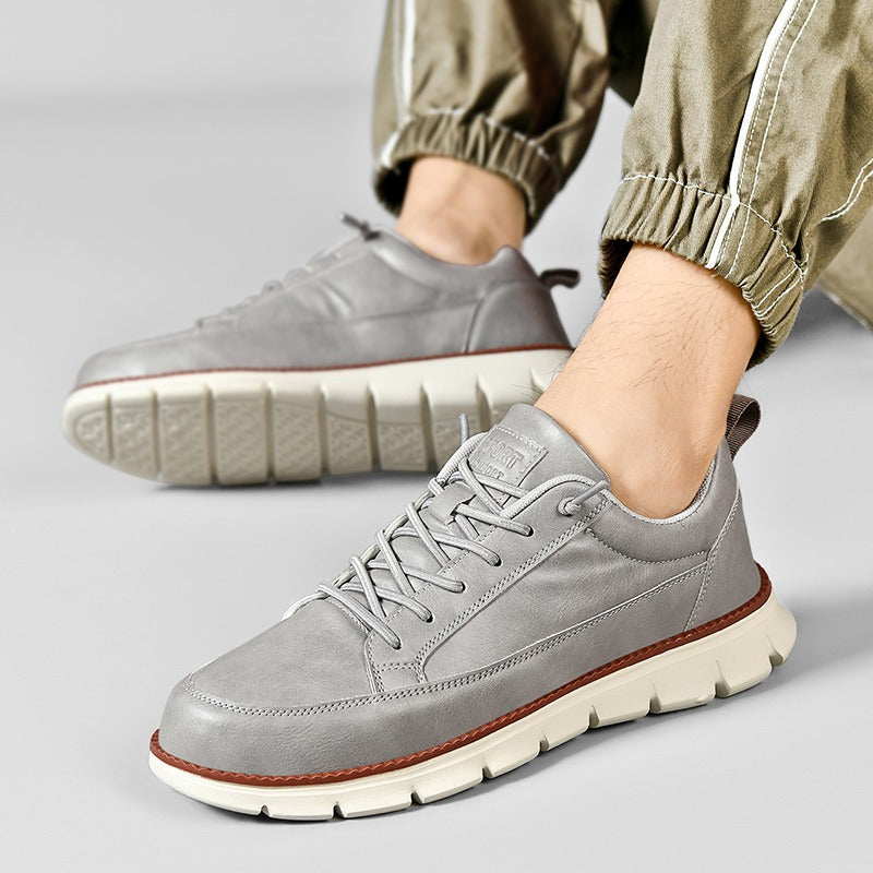 St. James AeroFlex – Baskets pour homme ultra-confortables et élégantes – Gris