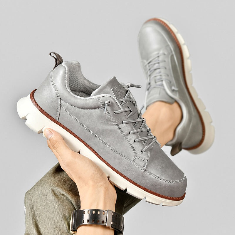 St. James AeroFlex – Baskets pour homme ultra-confortables et élégantes – Gris