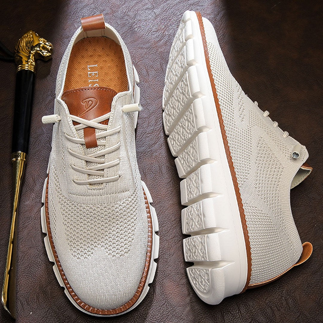 Urban – Baskets Homme en Maille Confortable – Beige – Édition limitée