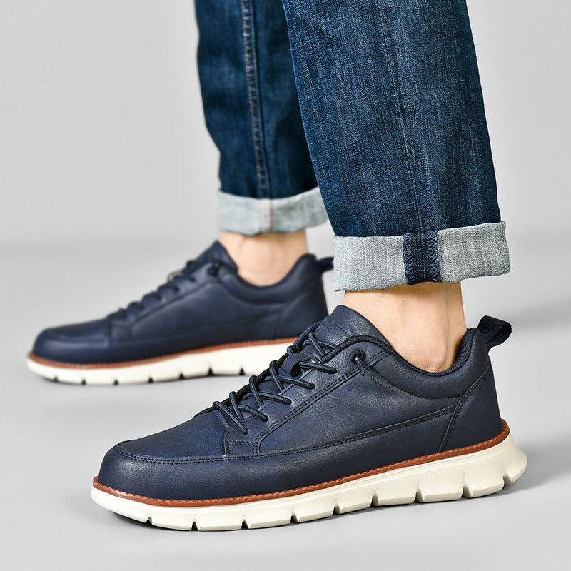 St. James AeroFlex – Baskets pour homme ultra-confortables et élégantes – Bleu