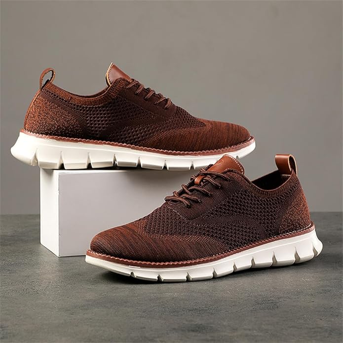 Swift – Baskets Homme Ultra-Confort Toutes Saisons en Maille Premium – Bordeaux
