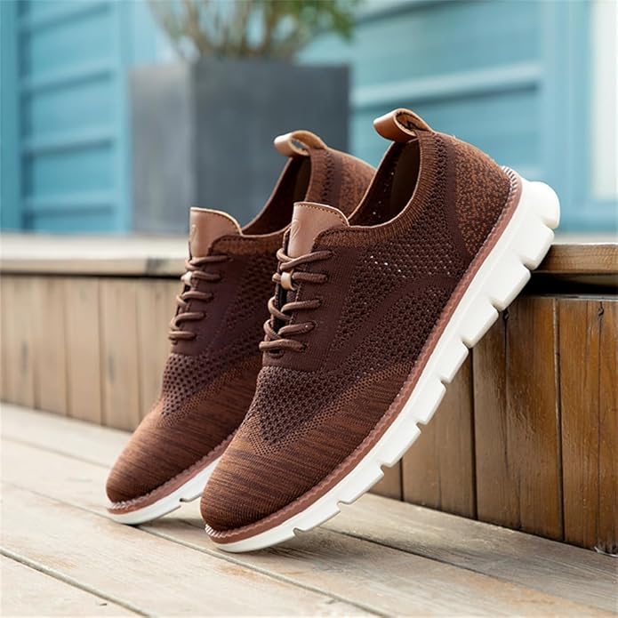 Swift – Baskets Homme Ultra-Confort Toutes Saisons en Maille Premium – Bordeaux