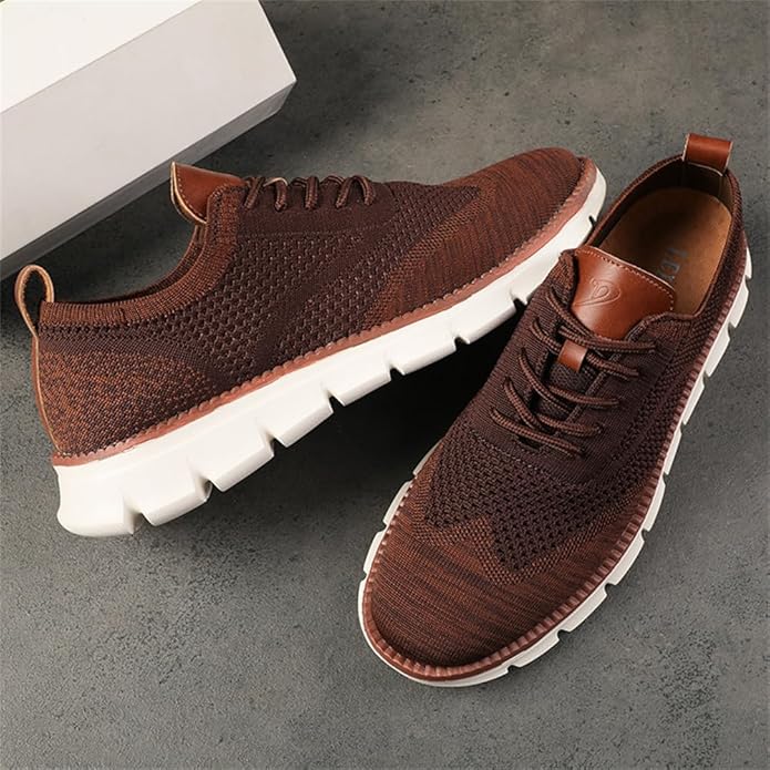 Swift – Baskets Homme Ultra-Confort Toutes Saisons en Maille Premium – Bordeaux