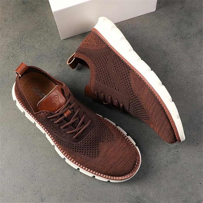 Swift – Baskets Homme Ultra-Confort Toutes Saisons en Maille Premium – Bordeaux