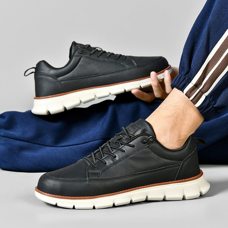 St. James AeroFlex – Baskets pour homme ultra-confortables et élégantes – Noir