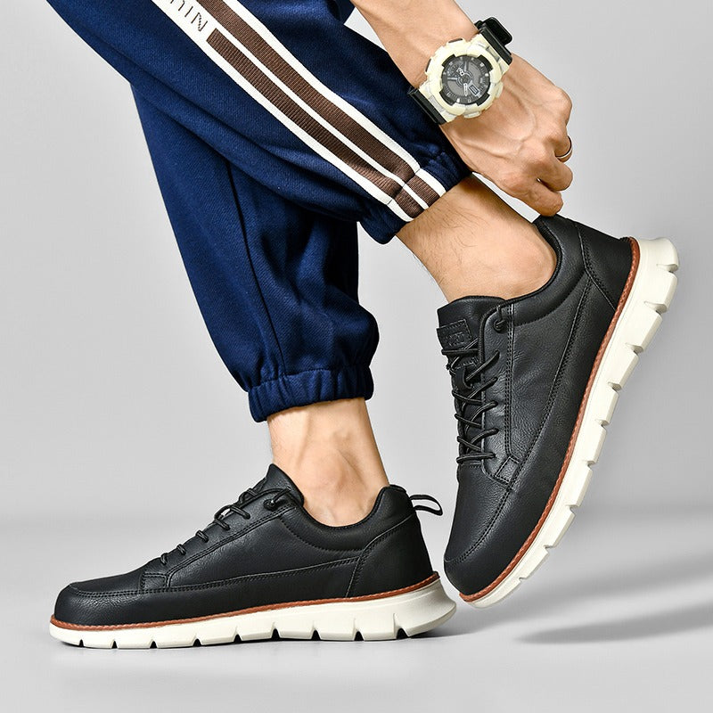 St. James AeroFlex – Baskets pour homme ultra-confortables et élégantes – Noir