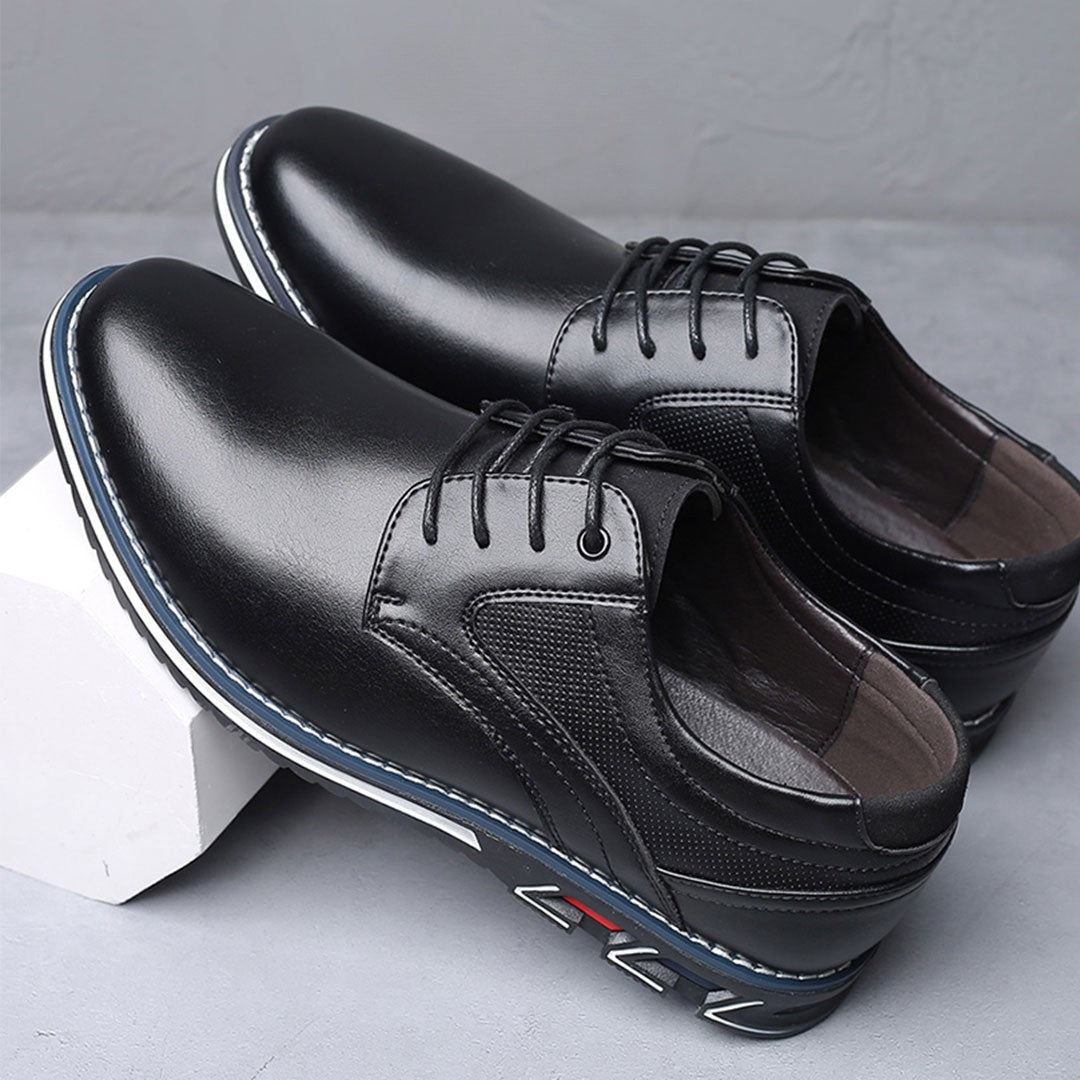 York - Chaussures Hommes Chaussures basses ultra confortables en maille premium - Noir