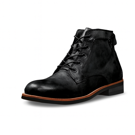 St. James - Bottes en cuir véritable Frontier - Noir