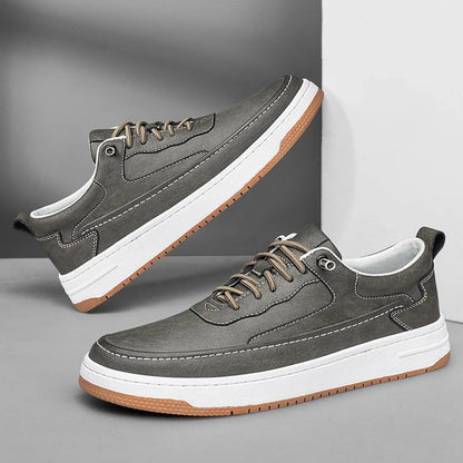 Sneakers en cuir véritable Vincezo