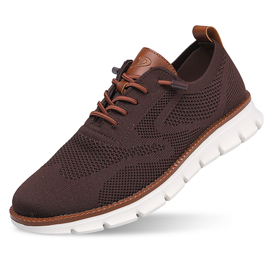 Urban – Baskets Homme en Maille Confortable – Marron – Édition limitée