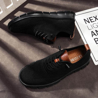 Urban Blackout – Baskets Homme Ultra-Confort Toutes Saisons en Maille Premium – Noir