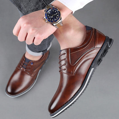 York - Chaussures hommes ultra confortables en maille premium - Marron