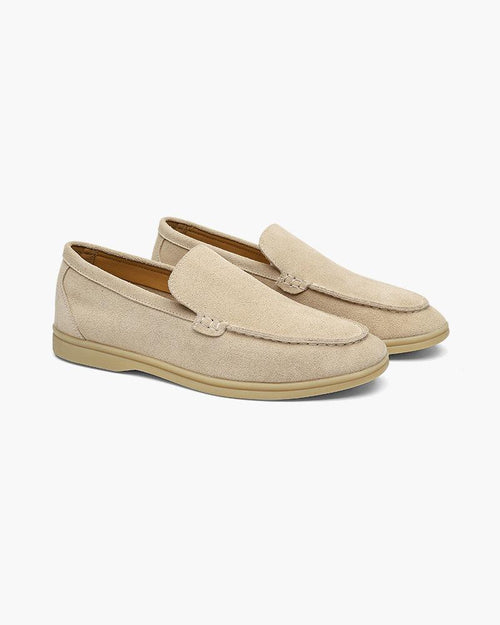 St. James – Mocassins confortables en daim beige
