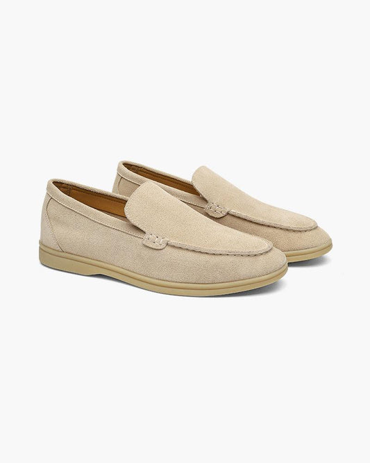 St. James – Mocassins confortables en daim beige