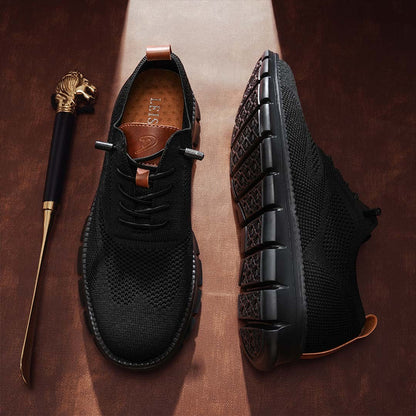 Urban Blackout – Baskets Homme Ultra-Confort Toutes Saisons en Maille Premium – Noir