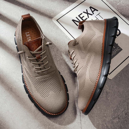 Urban Blackout – Baskets Homme Ultra-Confort Toutes Saisons en Maille Premium – Marron