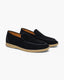 St. James – Mocassins confortables en daim noir