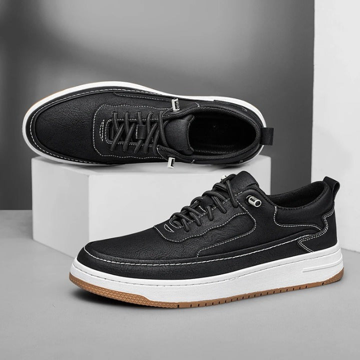 Sneakers en cuir véritable Vincezo