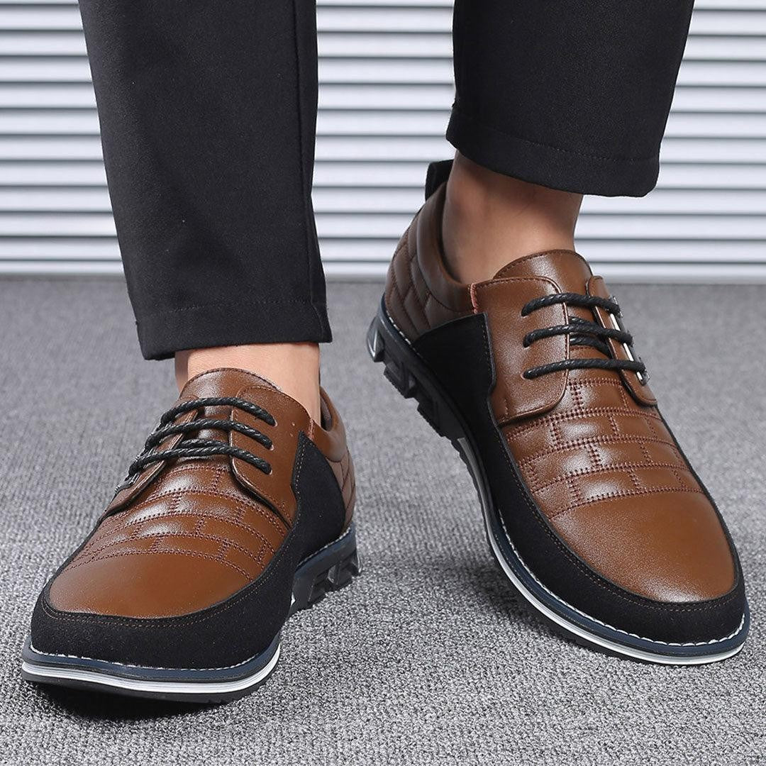 Oxford – Chaussures pour homme Chaussures ultraconfortables toutes saisons en cuir vegan haut de gamme – Marron