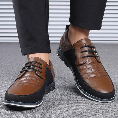 Oxford – Chaussures pour homme Chaussures ultraconfortables toutes saisons en cuir vegan haut de gamme – Marron