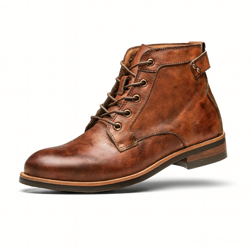 St. James - Bottes Frontier en cuir véritable - Marron