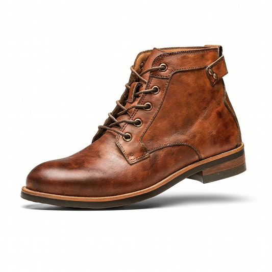 St. James - Bottes Frontier en cuir véritable - Marron