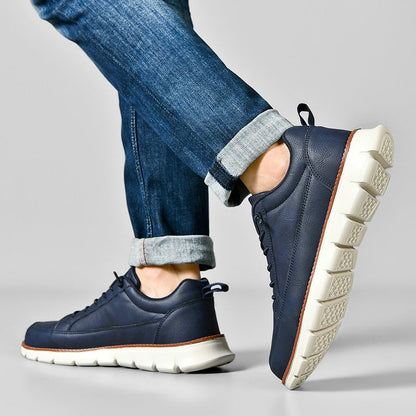 St. James AeroFlex – Baskets pour homme ultra-confortables et élégantes – Bleu
