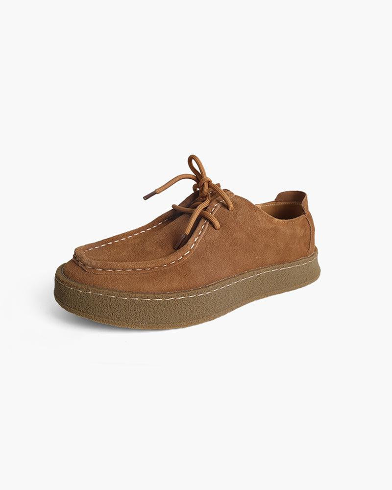 St. James - Premium Chaussures de ville en daim - Marron caramel
