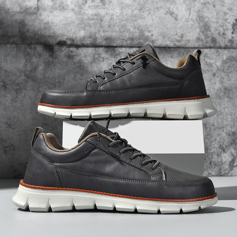 St. James AeroFlex – Baskets pour homme ultraconfortables et élégantes – gris foncé