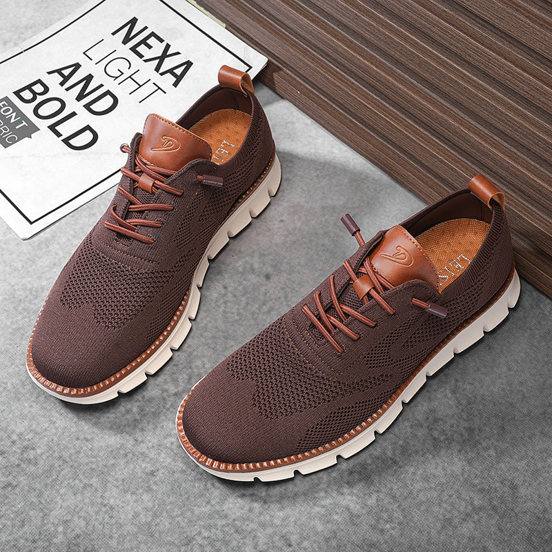 Urban – Baskets Homme en Maille Confortable – Marron – Édition limitée
