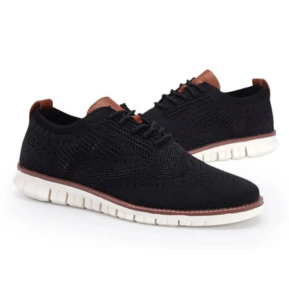 Swift – Baskets Homme Ultra-Confort Toutes Saisons en Maille Premium – Noir