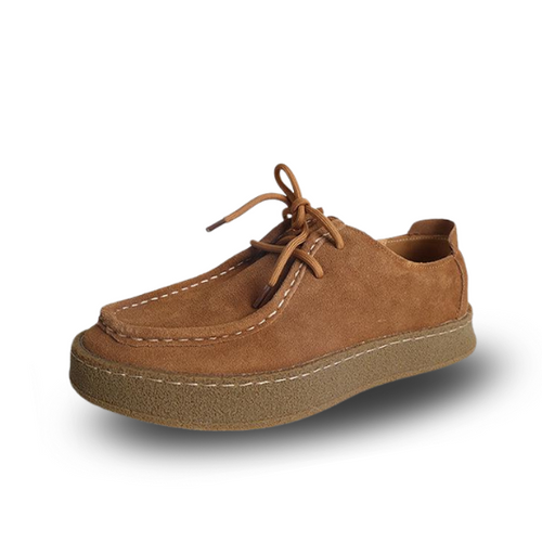 St. James - Premium Chaussures de ville en daim - Marron caramel