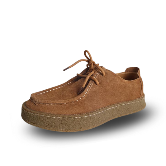 St. James - Premium Chaussures de ville en daim - Marron caramel