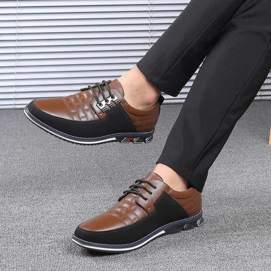 Oxford – Chaussures pour homme Chaussures ultraconfortables toutes saisons en cuir vegan haut de gamme – Marron