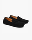 St. James – Mocassins  légers en daim clair pour hommes – Noir