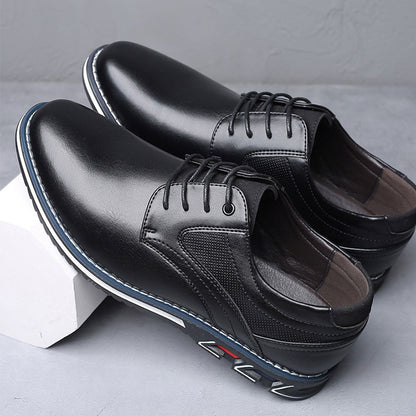 York - Chaussures Hommes Chaussures basses ultra confortables en maille premium - Noir