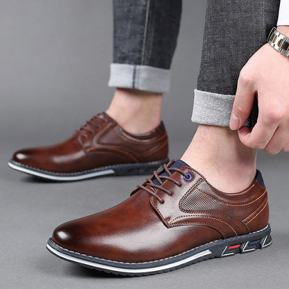 York - Chaussures hommes ultra confortables en maille premium - Marron