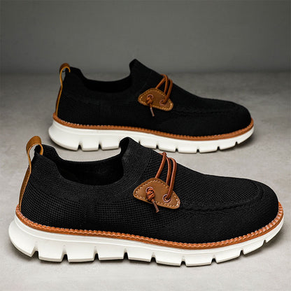 Amauti – Mocassins Homme Ultra-Confort Toutes Saisons en Cuir Premium – Noir
