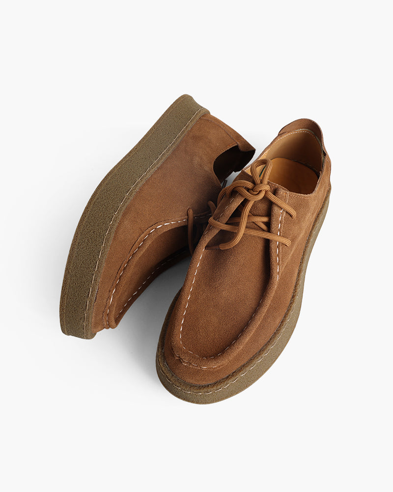 St. James - Premium Chaussures de ville en daim - Marron caramel