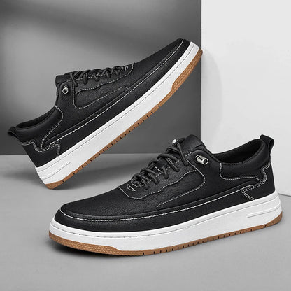 Sneakers en cuir véritable Vincezo